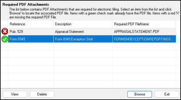 Image of attached PDF on the "Required PDF Attachments" window